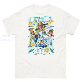 Nome do produto Camiseta Run 'n Gun Games