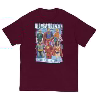 Nome do produto Camiseta Big Bang League of Justice
