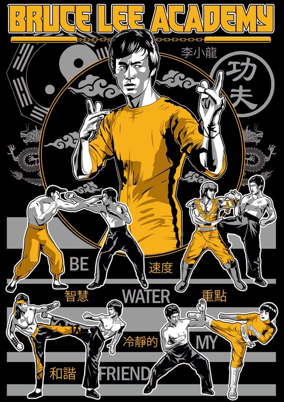 Camiseta Bruce Lee Academy