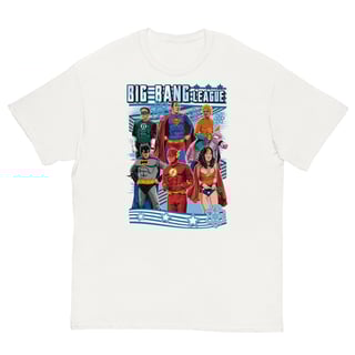 Nome do produto Camiseta Big Bang League of Justice