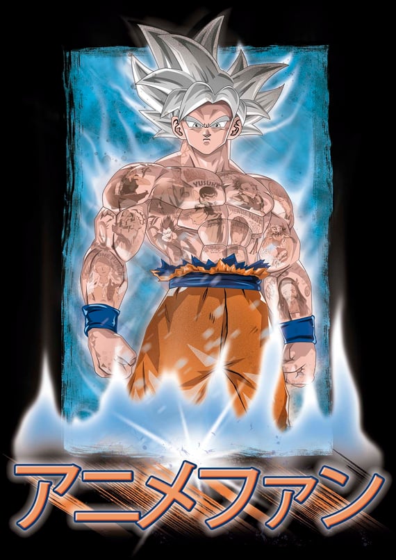 Camiseta Goku Anime Fan (em Japonês)