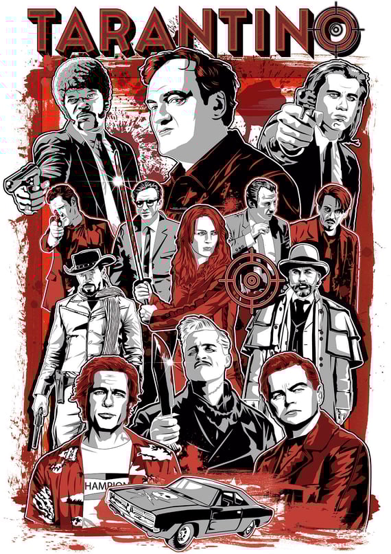 Camiseta Tarantino Filmes