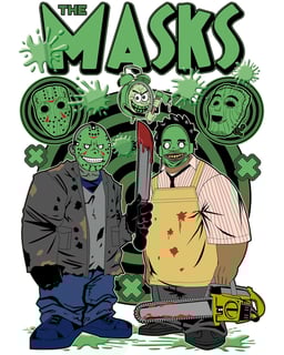 Camiseta The Masks (Terror)