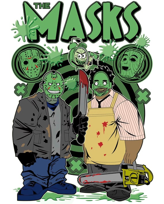 Camiseta The Masks (Terror)