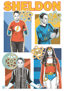 Nome do produto Moletom Sheldon - The Big Bang Theory