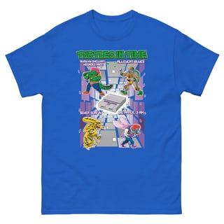 Nome do produto Camiseta Turtle in Time - SNES
