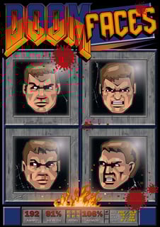 Nome do produto Moletom Doom Faces 