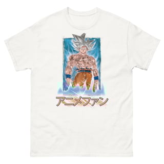 Nome do produto Camiseta Goku Anime Fan (em Japonês)