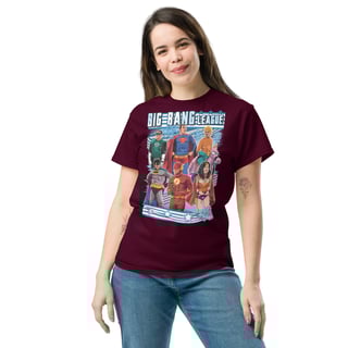 Nome do produto Camiseta Big Bang League of Justice