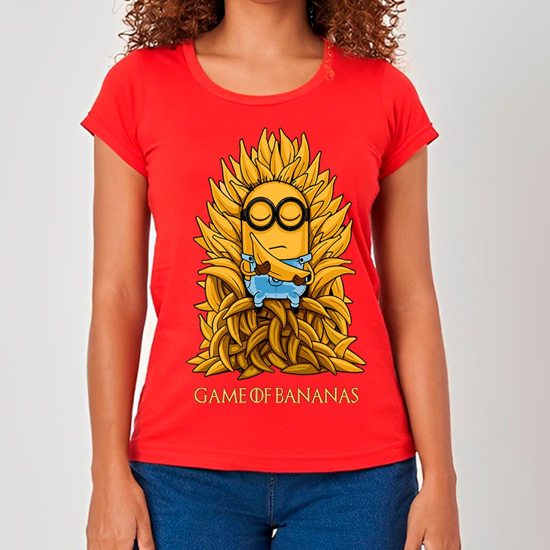 Minions em Game Of Thrones | Camiseta Feminina Nome do produto: Minions em Game Of Thrones | Camiseta Feminina