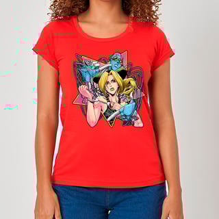 Jolyne e Stone Free - Jojo's Bizarre Adventure | Camiseta Feminina