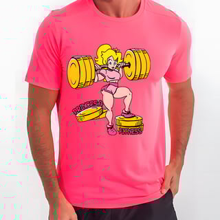 Nome do produtoPrincesa Fitness Peach - Mario | Camiseta Sport UV