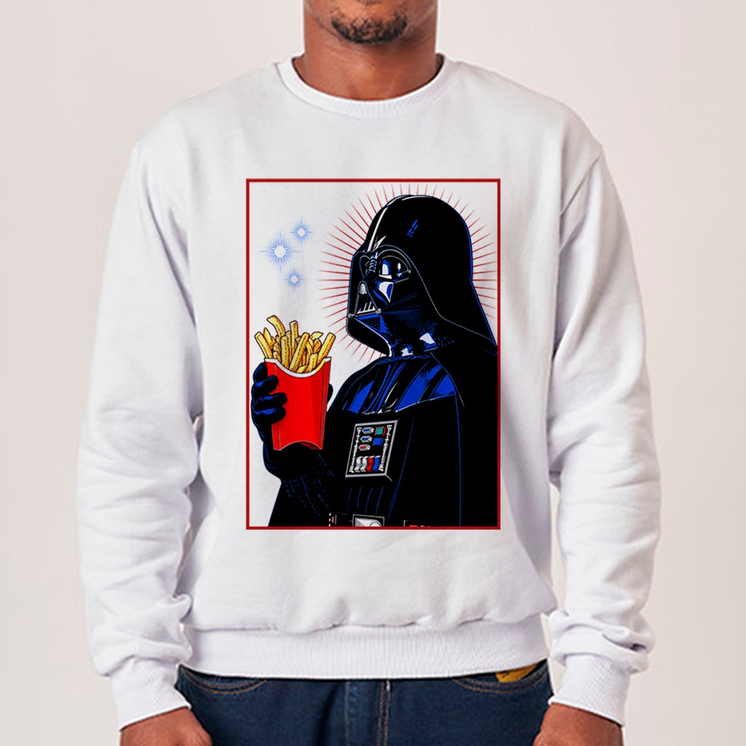Darth Vader Batatas | Star Wars - Moletom Nome do produto: Darth Vader Batatas | Star Wars - Moletom