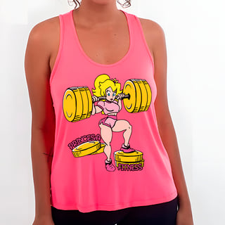 Princesa Fitness Peach - Mario | Regata Sport UV Feminina