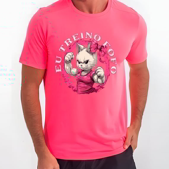 Gatinha Treino Fofo | Camiseta Sport UV