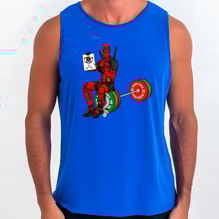 Deadpool Treino de Perna v2 - | Regata Sport UV