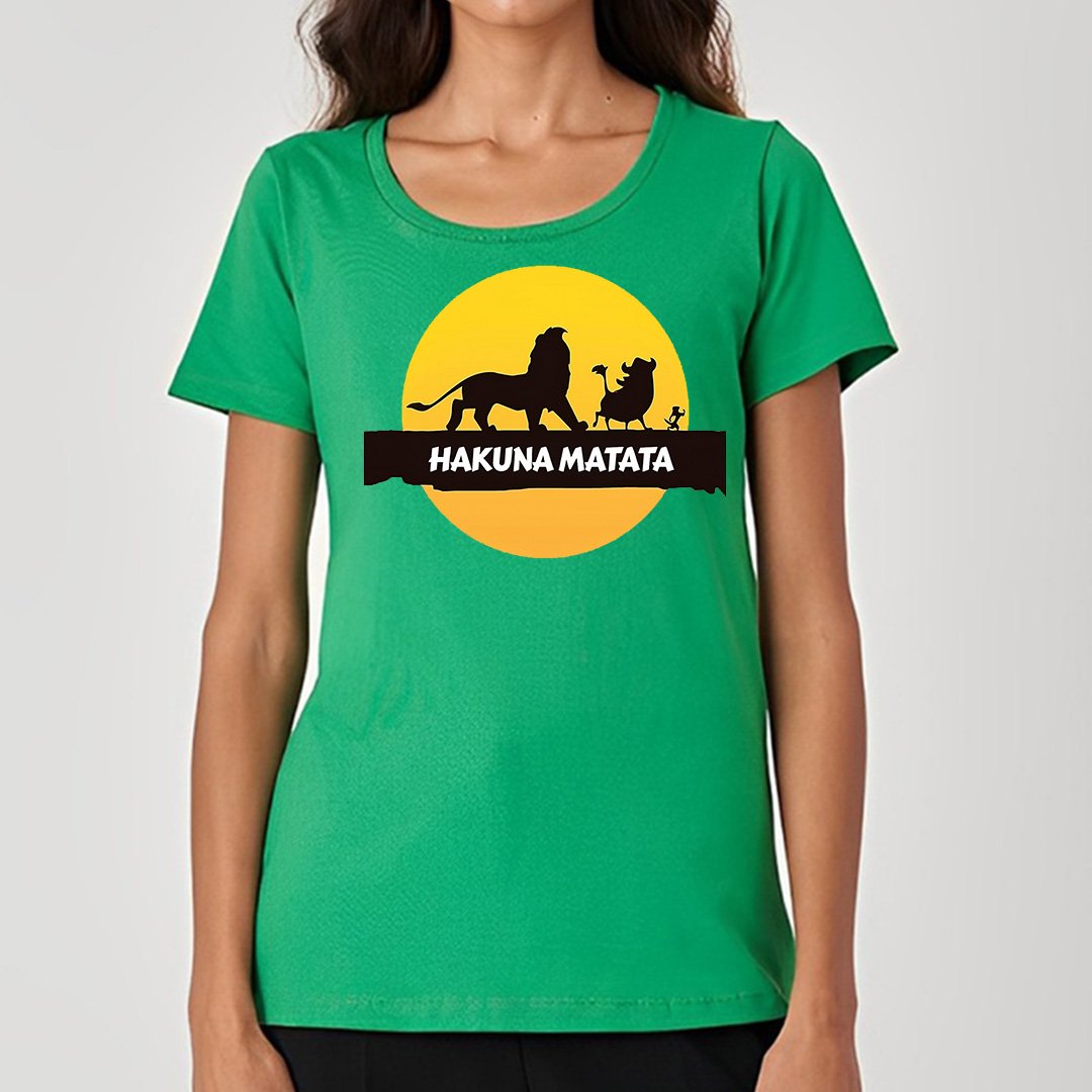 Hakuna Matata | Rei Leão - Camiseta Feminina Nome do produto: Hakuna Matata | Rei Leão - Camiseta Feminina