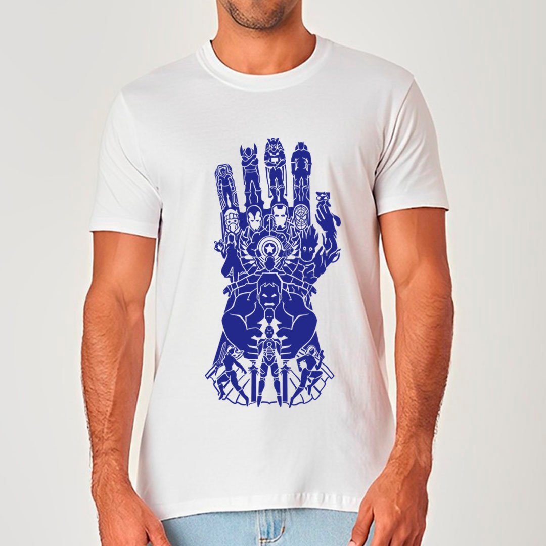 Manopla Do Infinito - Os Vingadores | Camiseta Unissex Nome do produto: Manopla Do Infinito - Os Vingadores | Camiseta Unissex