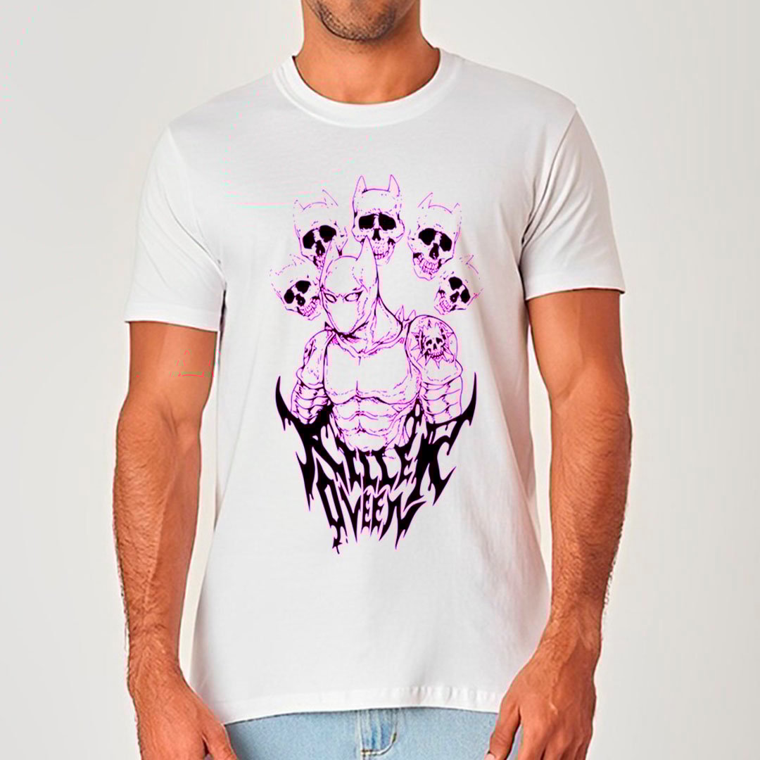 Killer Queen Stand - Jojo\'s Bizarre Adventure | Camiseta Unissex Nome do produto: Killer Queen Stand - Jojo\'s Bizarre Adventure | Camiseta Unissex