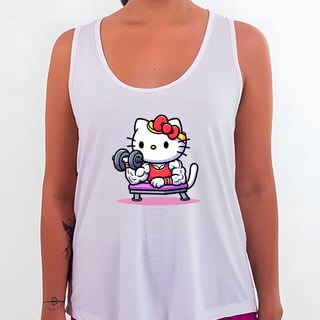 Nome do produtoHello Kitty Maromba v1 | Regata Sport UV Feminina