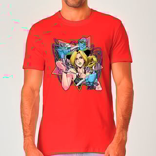 Jolyne e Stone Free - Jojo's Bizarre Adventure | Camiseta Unissex