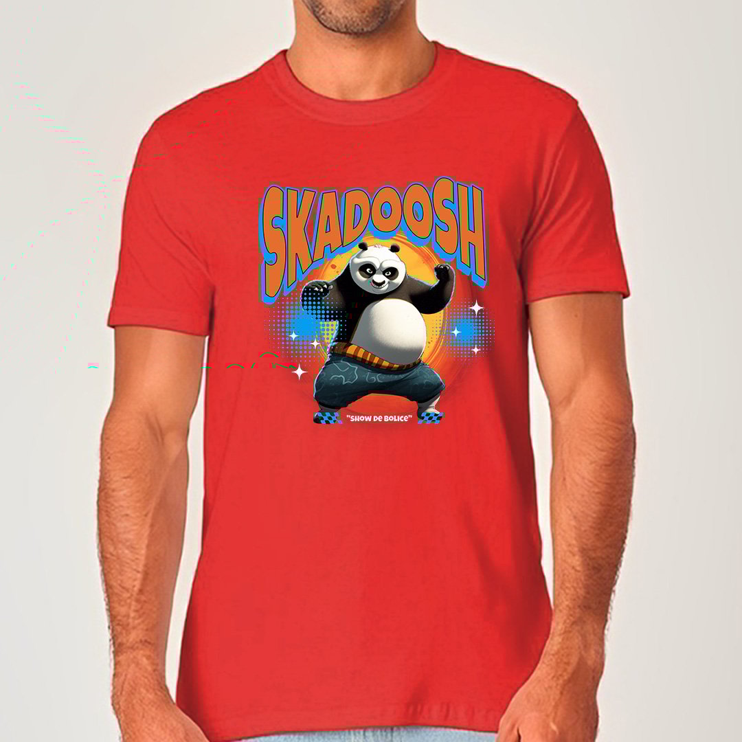 Skadoosh | Kung Fu Panda - Camiseta Unissex Nome do produto: Skadoosh | Kung Fu Panda - Camiseta Unissex