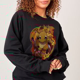 Nome do produtoCharmander, Charmeleon e Charizard - Pokemon | Moletom