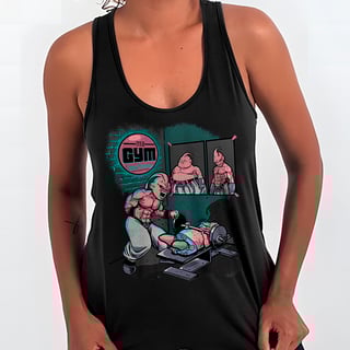 Nome do produtoPatrick Treino v3 - Bob Esponja | Regata Sport UV Feminina