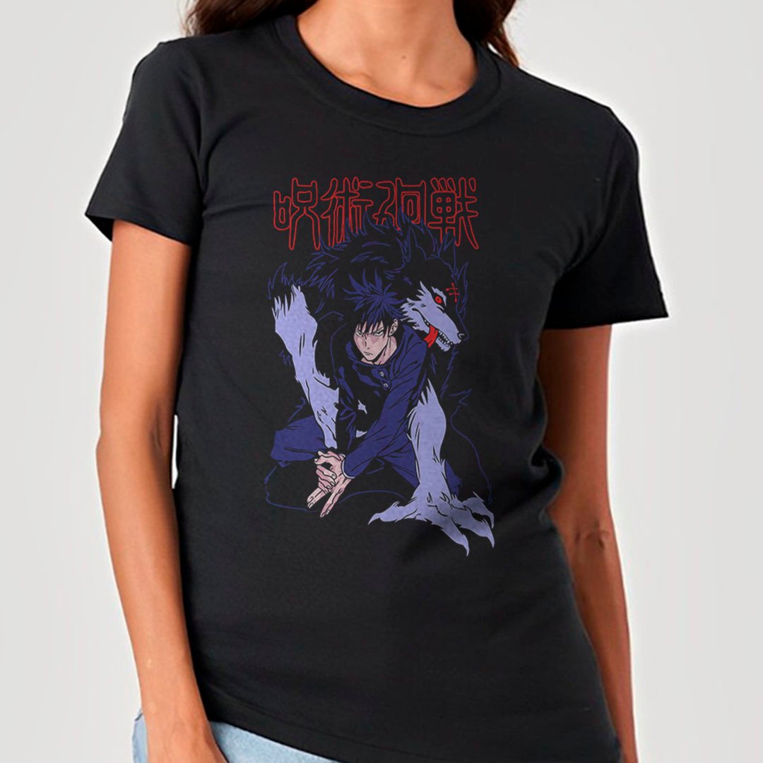 Megumi Shikigamis - Jujutsu Kaisen | Camiseta Feminina Nome do produto: Megumi Shikigamis - Jujutsu Kaisen | Camiseta Feminina