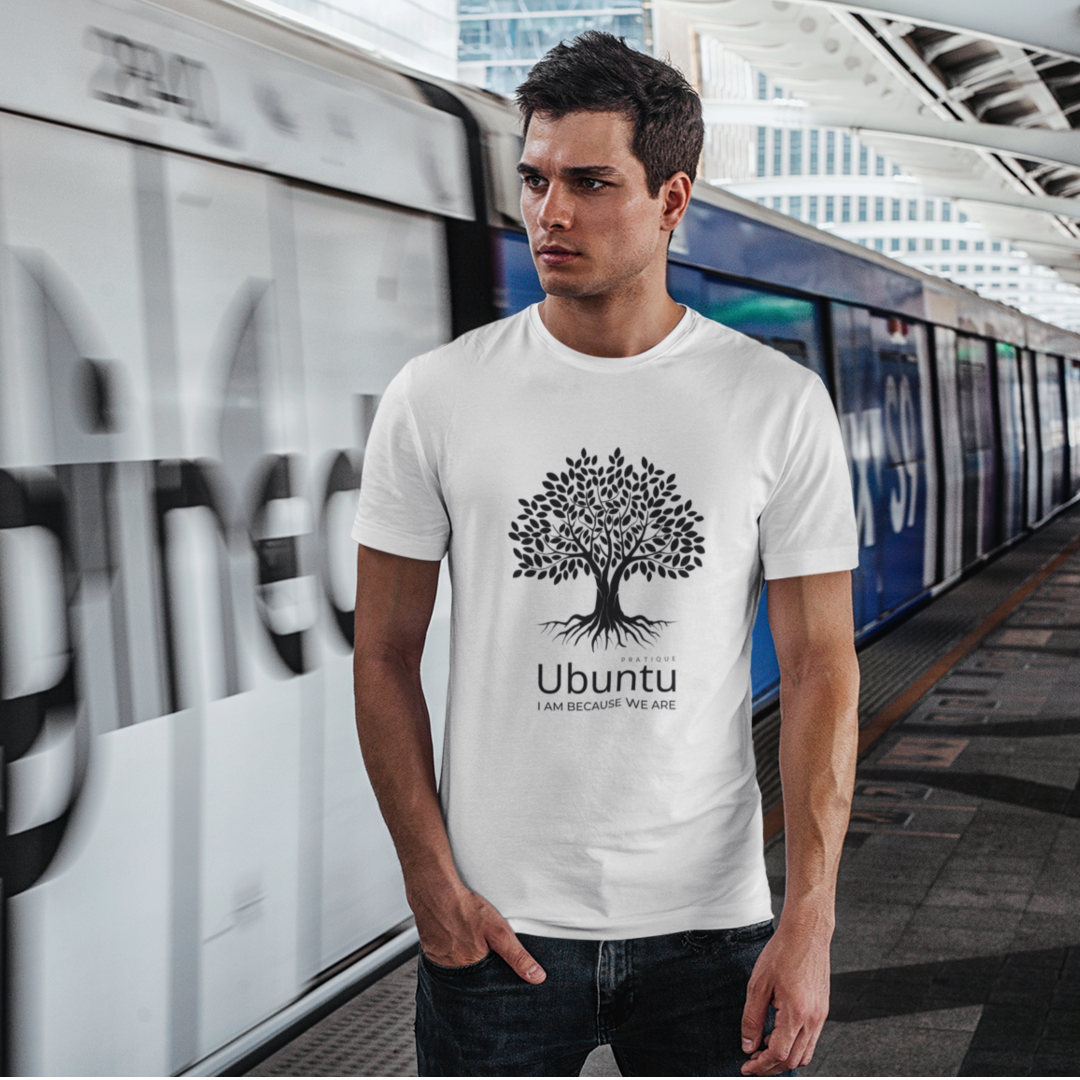 Camiseta Unissex - Ubuntu Roots White