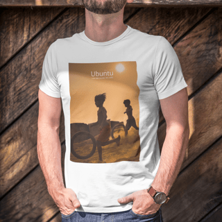 Camiseta Unissex - Ubuntu Rolling in the Dust