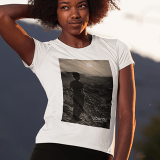 Camiseta Feminina - Ubuntu Sunset View