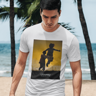 Camiseta Unissex - Ubuntu Yellow Jump