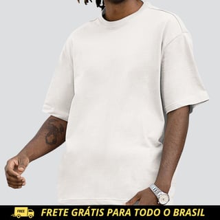 Nome do produto Camiseta Masculina Oversized - Samba