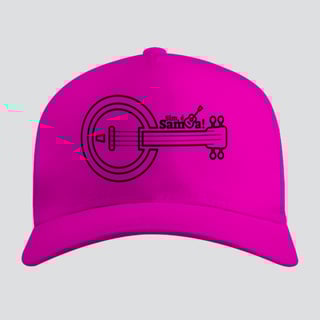 Nome do produto Boné Americano com Tela - Banjo Sim é Samba