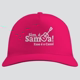 Nome do produto Boné Quality Sim, é Samba! - Esse é o Canal