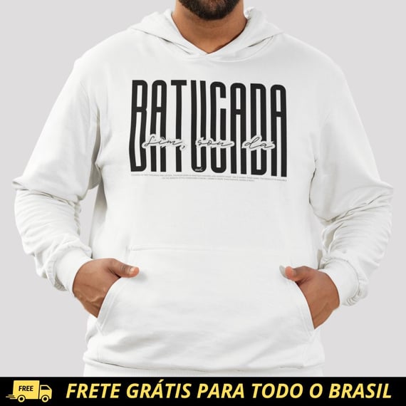 Blusão de Moletom PRIME Canguru - Sim Sou da Batucada