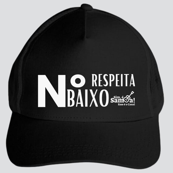 Boné Americano Com Tela - Respeita Número Baixo