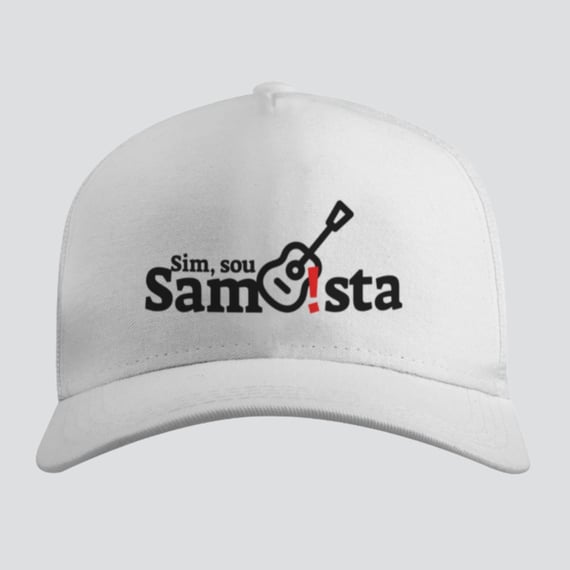 Boné Americano com Tela - Sim Sou Sambista