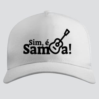 Nome do produto Boné Americano com Tela - Sim é Samba