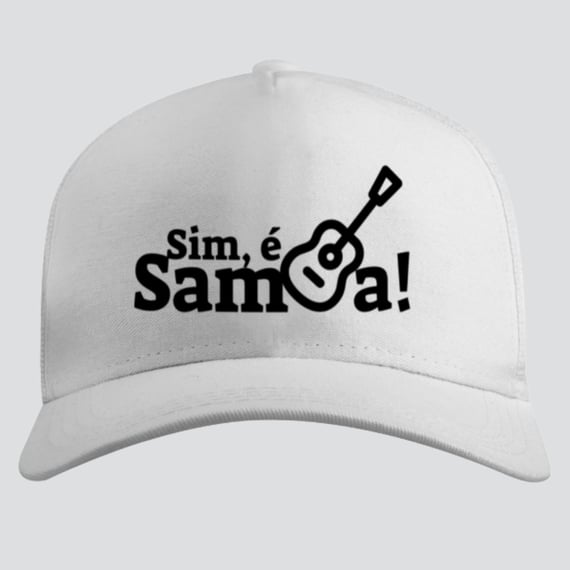 Boné Americano com Tela - Sim é Samba