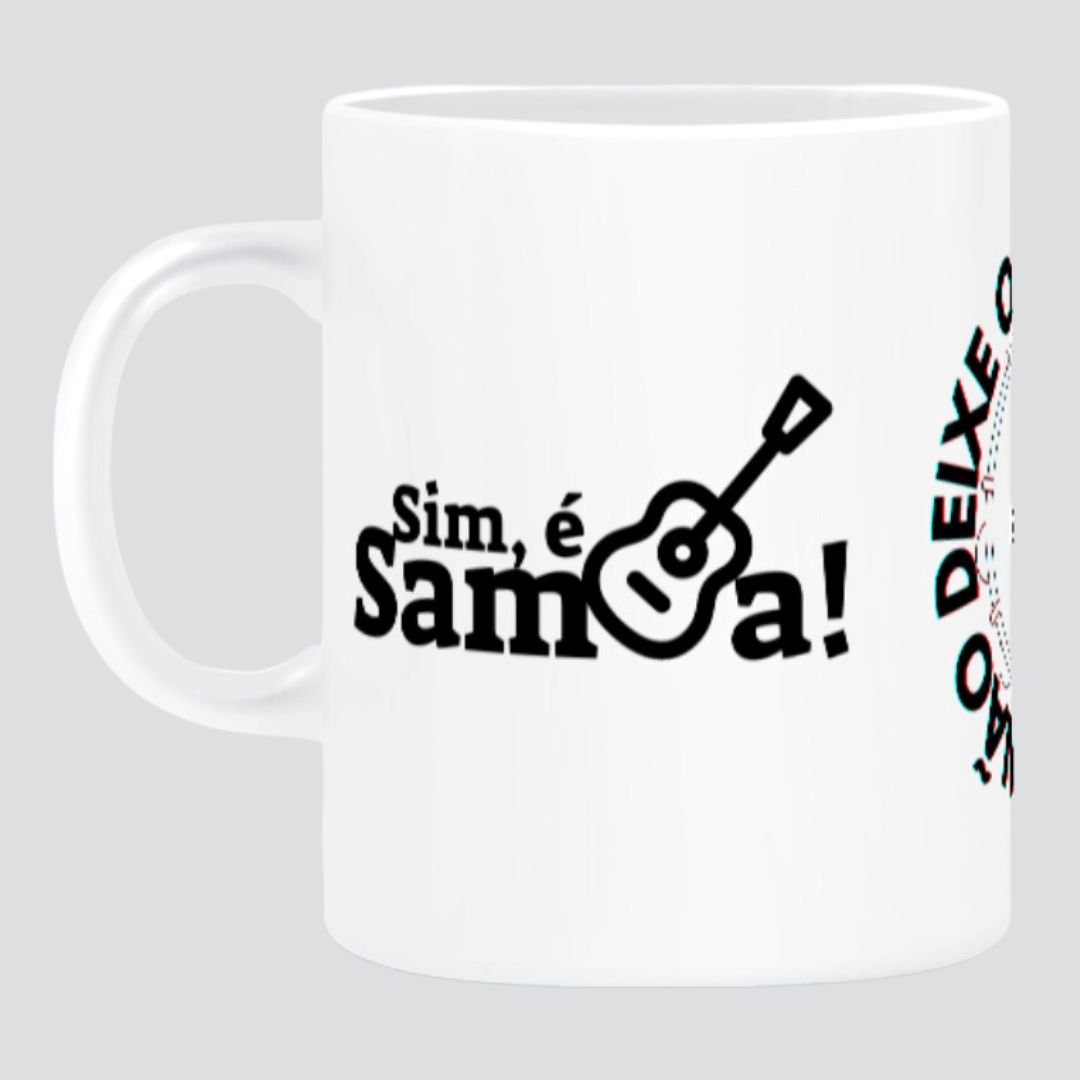 Nome do produto: Caneca Não Deixe o Samba Morrer - Sim é Samba
