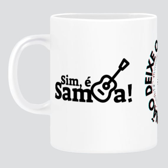 Caneca Não Deixe o Samba Morrer - Sim é Samba