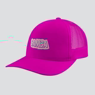 Nome do produto Boné Americano com Tela - Estampado Samba