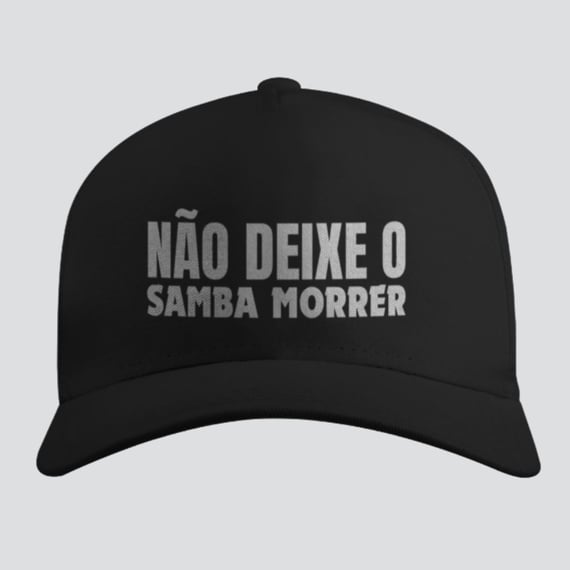 Boné Americano com Tela - Não Deixe o Samba Morrer
