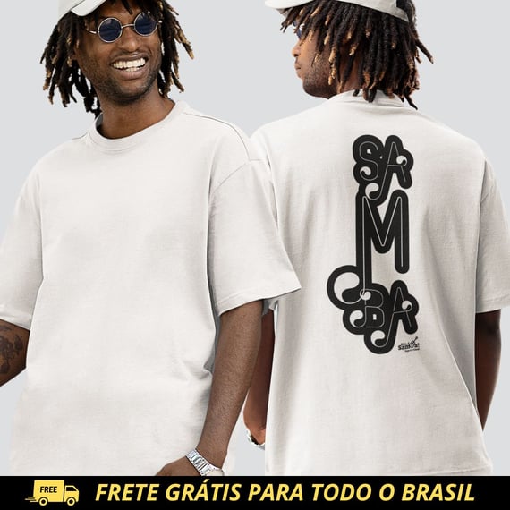Camiseta Masculina Oversized - Samba