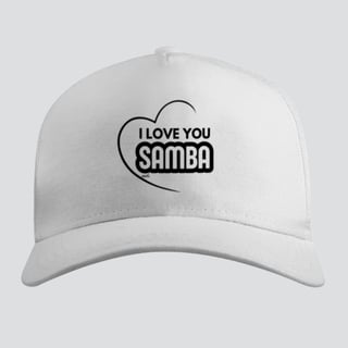 Nome do produto Boné Americano com Tela - I Love You Samba