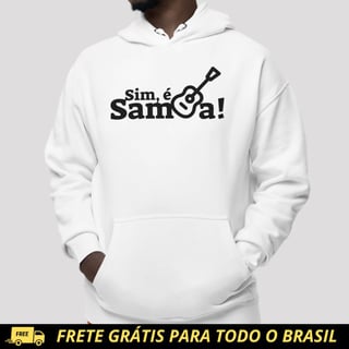Nome do produto Blusão de Moletom PRIME Canguru - Sim é Samba