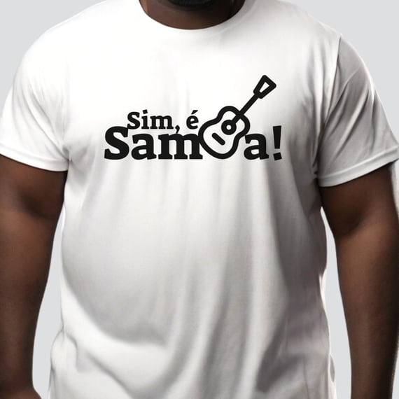 Camiseta Plus Size - Sim é Samba