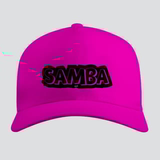 Nome do produto Boné Americano com Tela - Samba Estampado